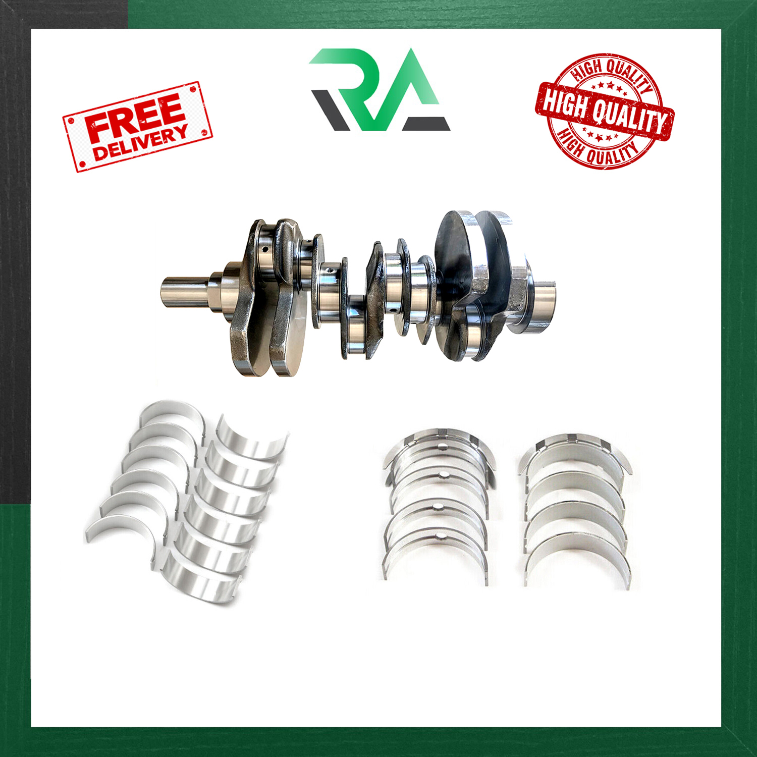 FORGED CRANKSHAFT WITH CONROD BEARING LAND ROVER DISCOVERY V (L462) 306DT 3.0