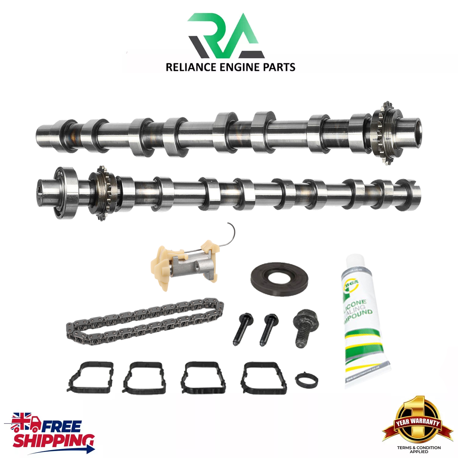 VAUXHALL CORSA Mk V (F) 1.5 DV5R CAMSHAFT KIT 39175857 39175858 3553732 3556998