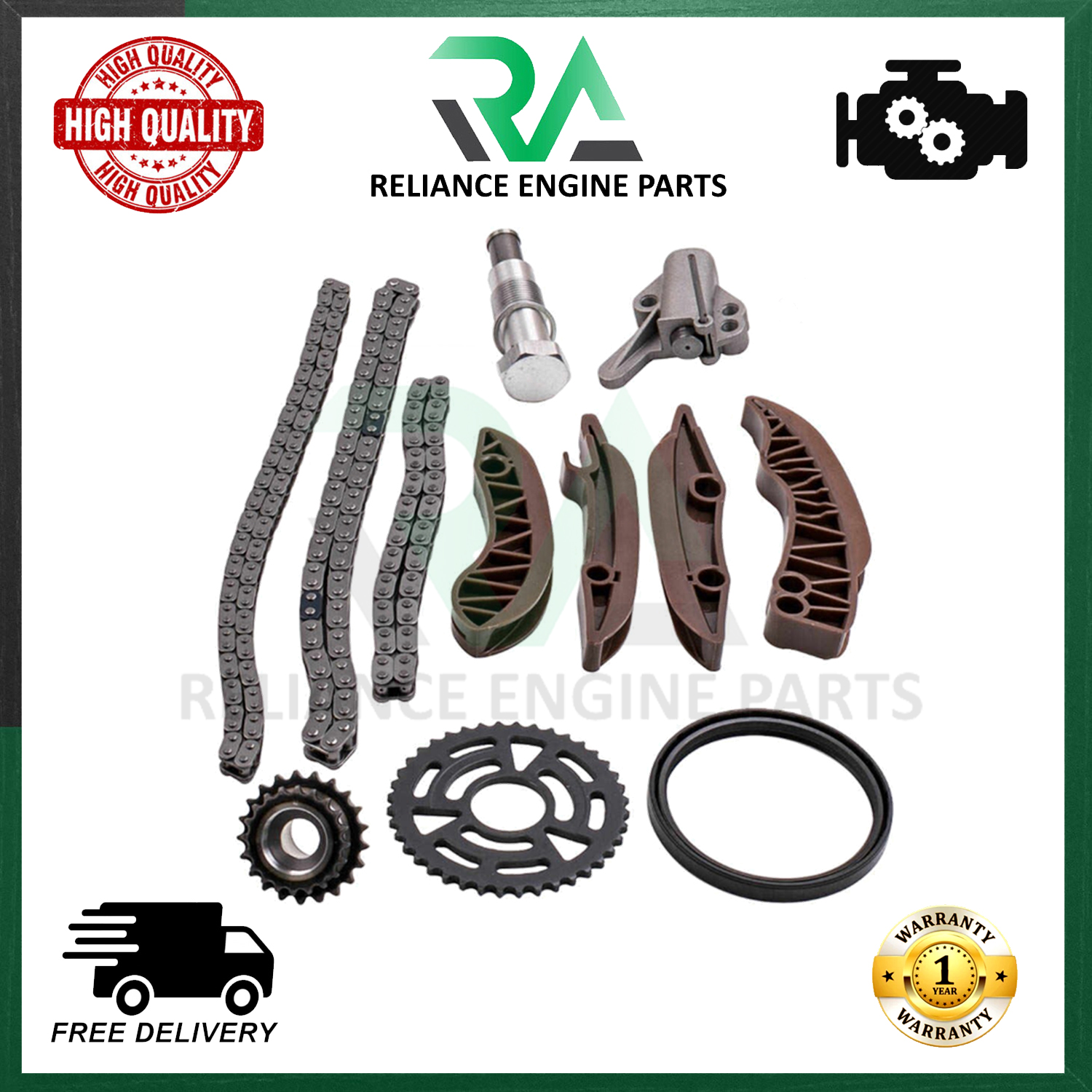 Timing Chain Kit for Mini Countryman Paceman Roadster 1.6 2.0 Diesel N47C16A